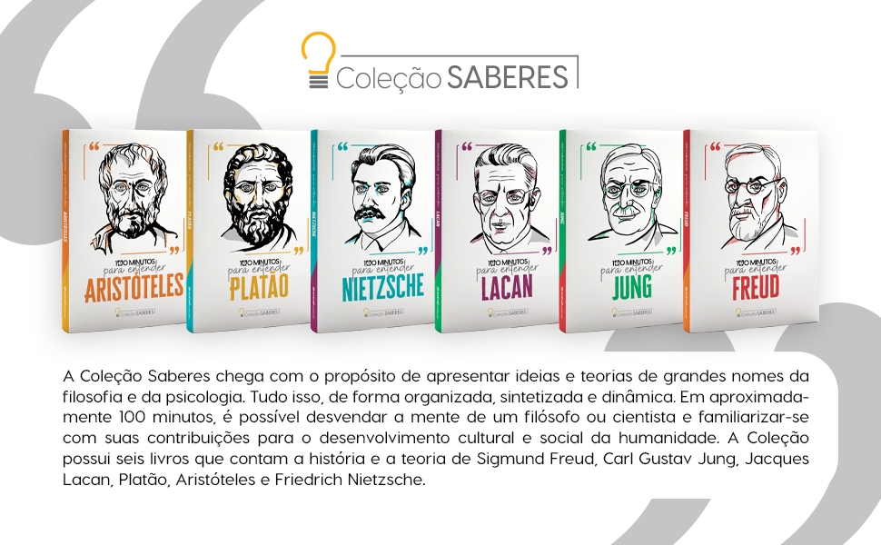 Detalhe do acabamento dos seis livros